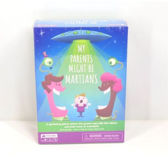 My Parents Might Be Martians from Exploding Kittens Family Sealed NIB - Picture 1 of 3